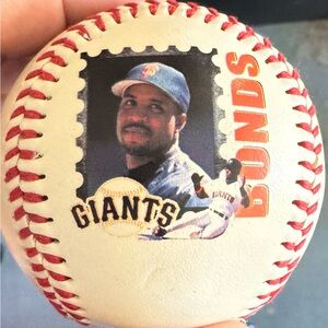 San Francisco Giants Baseball Decor Ball with 'Giants' Graphic Barry bonds
